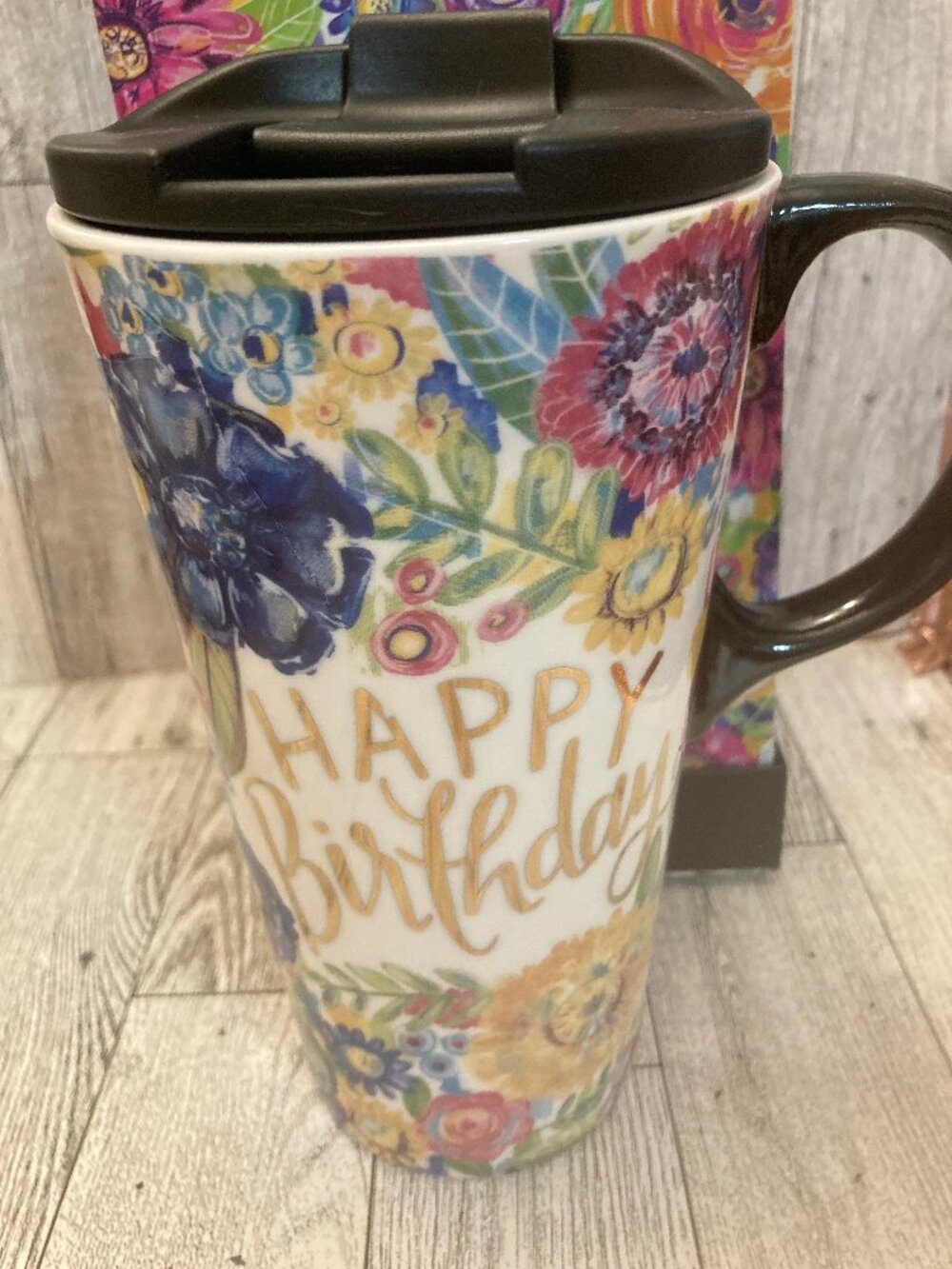 Happy Birthday Mug with Decorative Box NWT